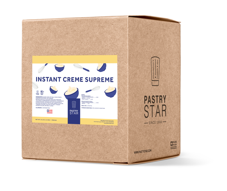 PastryStar Instant Cream Supreme (Cold Process) 25 LBS