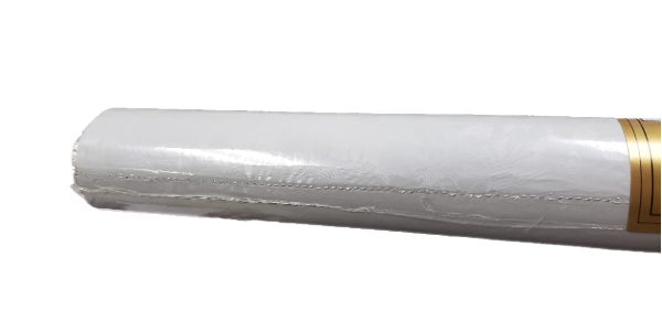 Embossed Foil Roll - Camelot - White