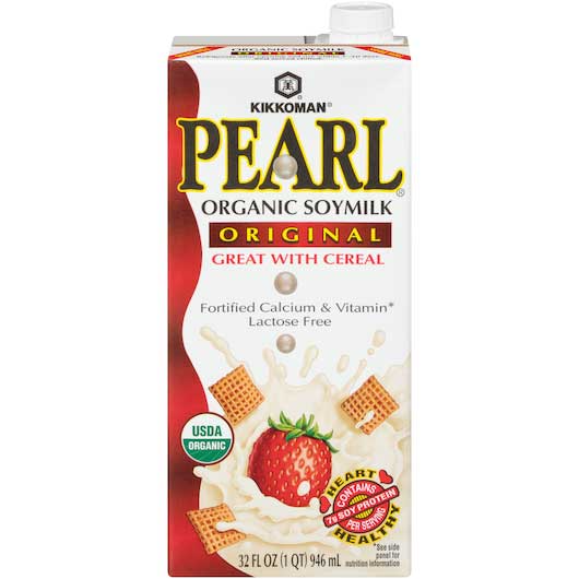 Kikkoman Pearl Original Soymilk (Case of 12/32oz)