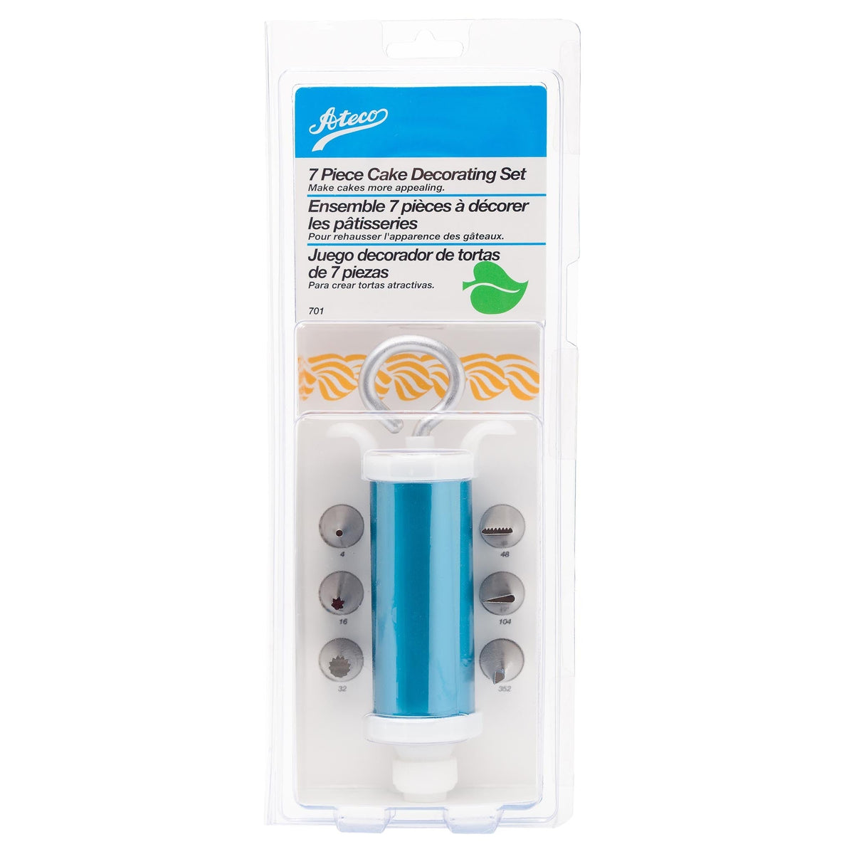 7 Piece Decorating Set with Syringe