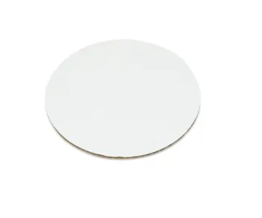 6" WHITE TOP CIRCLE - 500 PC