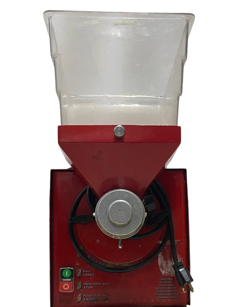 Red Painted Olde Tyme Nut Grinder PN2 (PRE-OWNED)