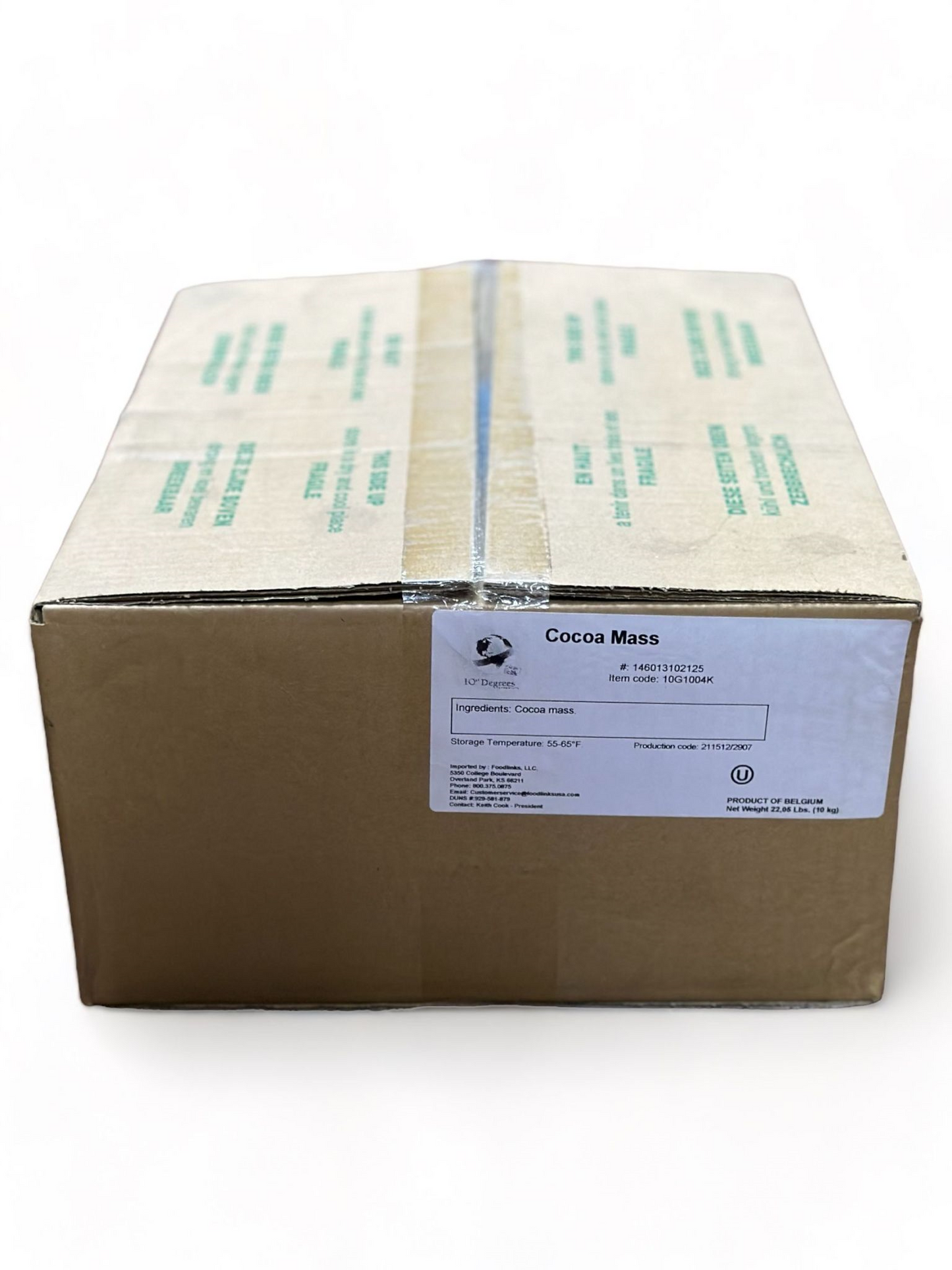 chocolate cocoa mass 10kg