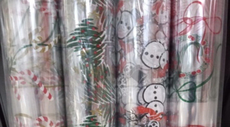Snowman Cellophane Roll