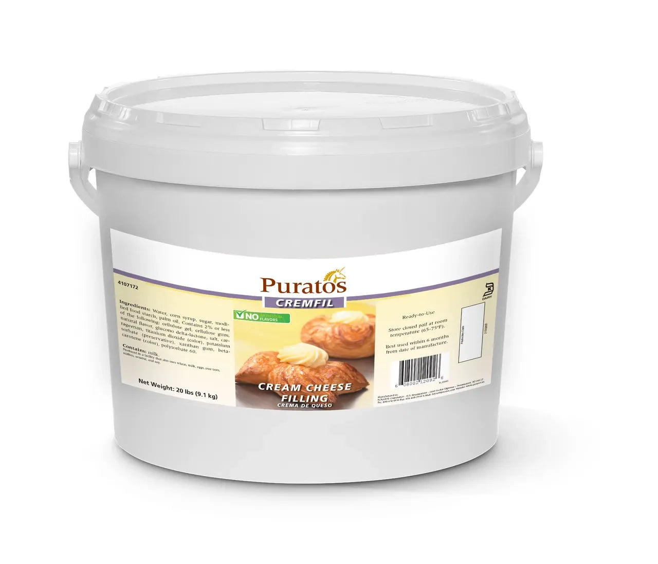 Puratos Cremfil Cream Cheese Filling 20 LB
