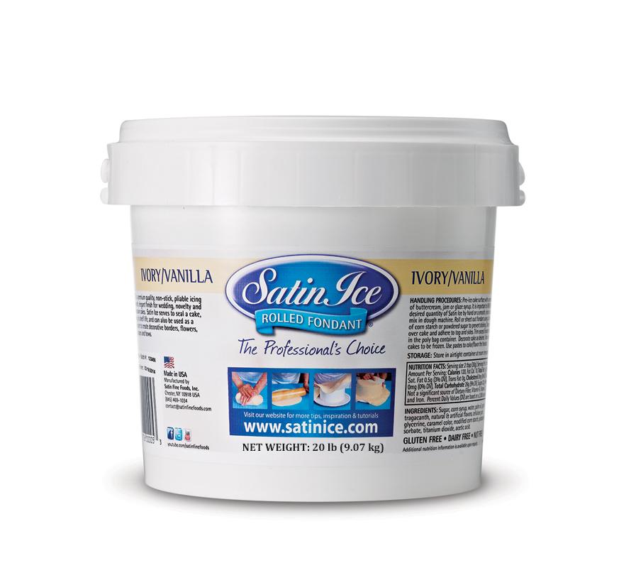 Ivory Vanilla Rolled Fondant Icing