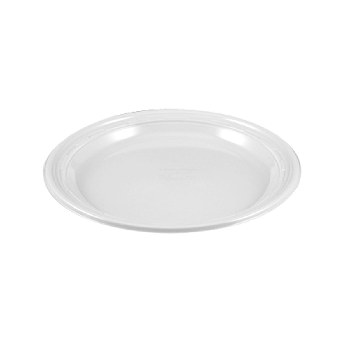 White Plastic Plate - 9 inch - 400 Qty