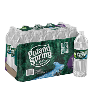 Poland Spring® 100% Natural Spring Water (Case of 15/1 Liter)