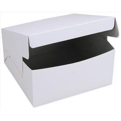 Cake Box 1pc White - 9 x 9 inch - 5 inch - 100 Qty