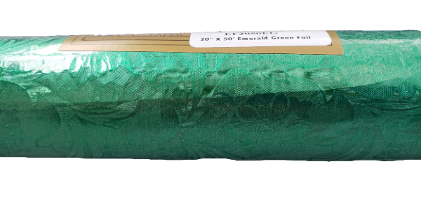 Embossed Foil Roll - Camelot - Emerald Green