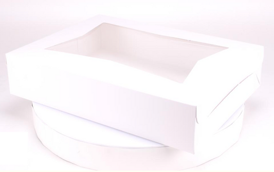 WINDOW BOX 19X14X4 WHITE - 50 PC