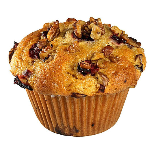 Cranberry Walnut Yogurt Muffins