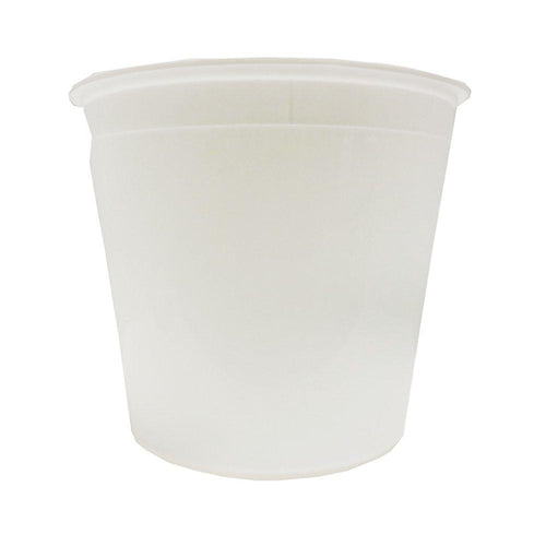 Large Plastic Containers- 168 oz [120 Qty]