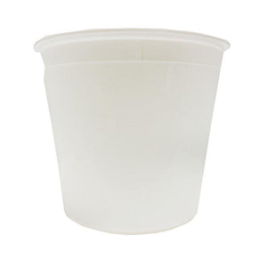 Large Plastic Containers- 168 oz [120 Qty]