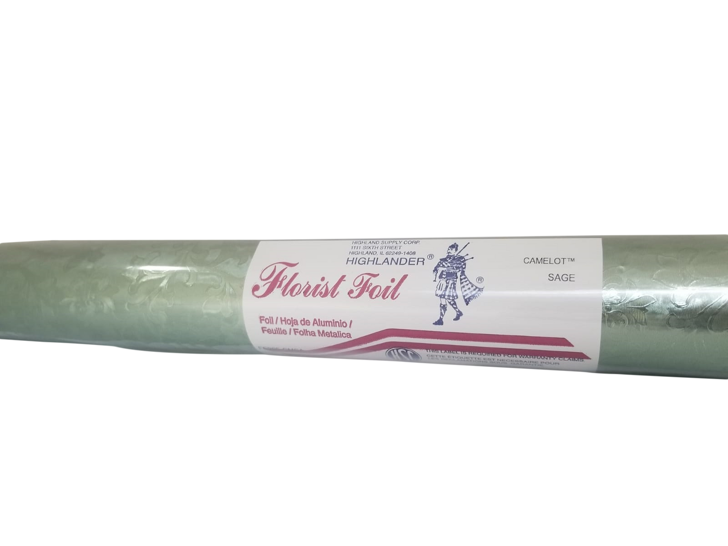 Embossed Foil Roll - Camelot - Sage