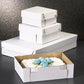 White Corrugated Box - 2 Piece Set 14X14X6