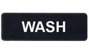 Winco "Wash" Sign