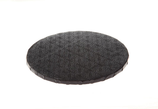 Round Black Cake Drums - 14" x 14"