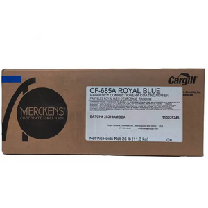 Merckens Royal Blue Chocolate 25 lb