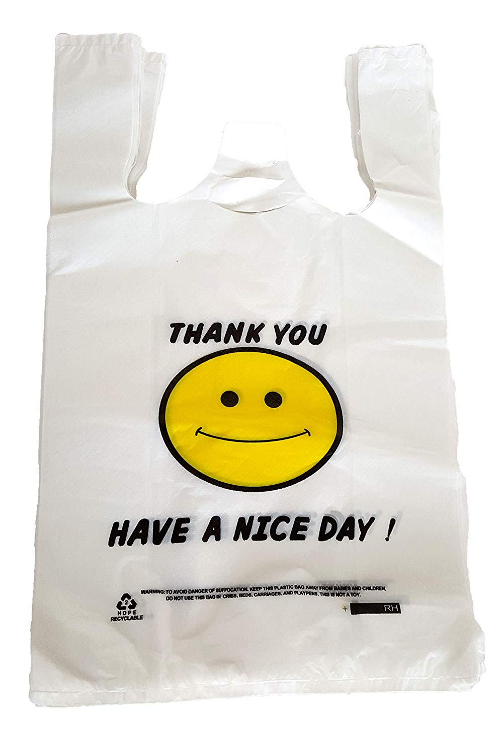 T-Shirt and Grocery Bags - Smile - 43473 - 275 Qty