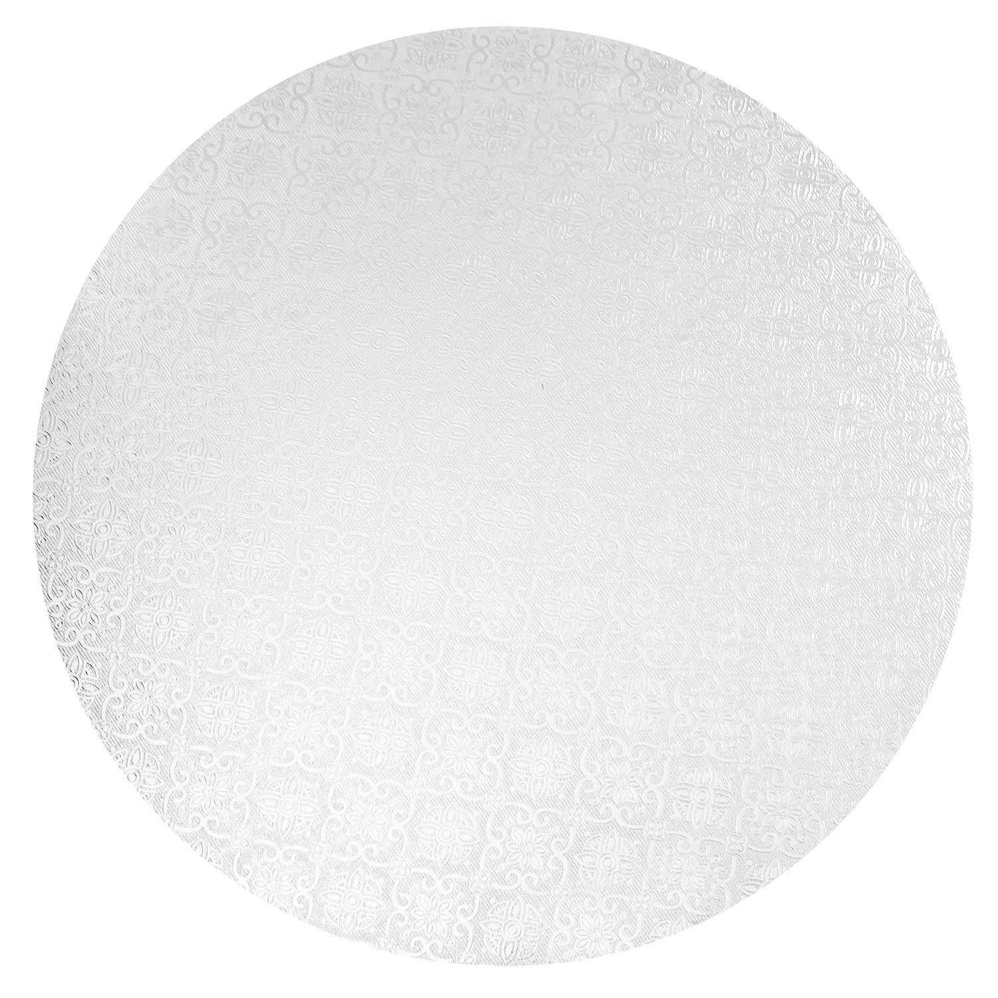 Round Cake Drums - 1/4 Inch Thick - White - 16 inch - 24 Qty