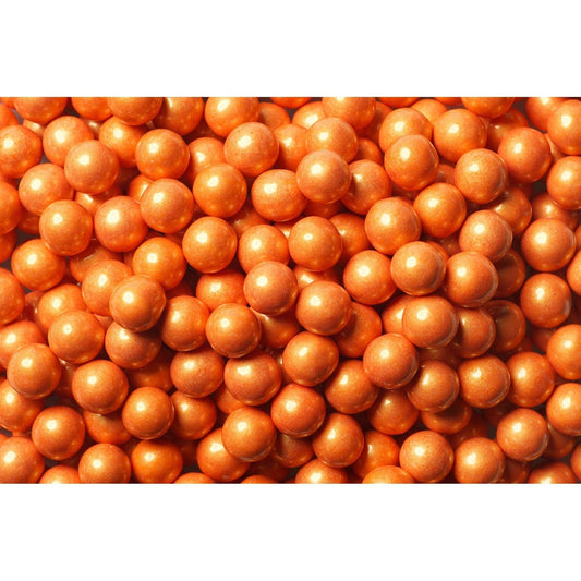 Shimmer Sixlets Orange 2 lb. Bag