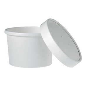 Soup Container and Lid - 8 oz -  250 Qty