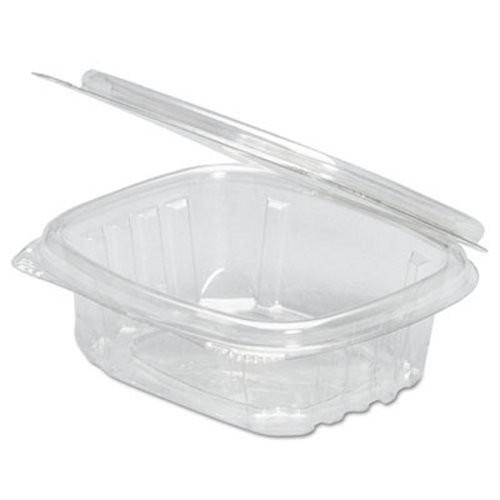 Clear Hinged Deli Container - 16 Oz - 5.38 x 4.5 x 2.63