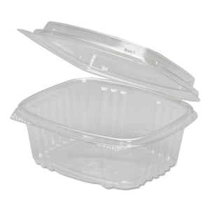 Clear Hinged Deli Container 8 oz - 5.38 x 4.5 x 1.5"/ 200