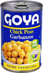 Canned Chickpeas - Garbanzo Beans Case (24 - 15.5 oz)