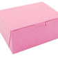 6 X 4.5 X 2-3/4 PINK CAKEBOX - 250 PC