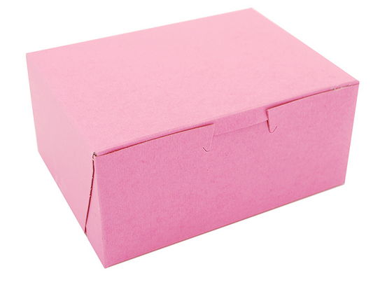 6 X 4.5 X 2-3/4 PINK CAKEBOX - 250 PC