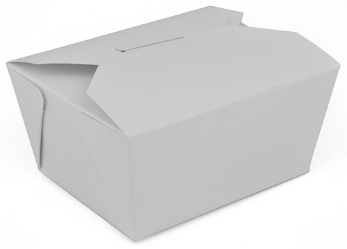 CHAMPAK #1 WHITE FOOD BOX - 450 PC