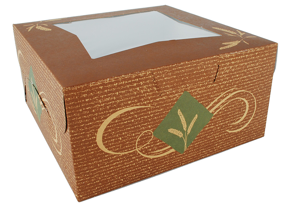 10X10X5 KRAFT WINDOW BOX - 150 PC