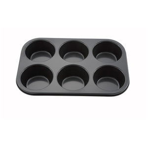 6 Cup Jumbo Muffin Pan, Non-stick, 7 oz, Carbon Steel