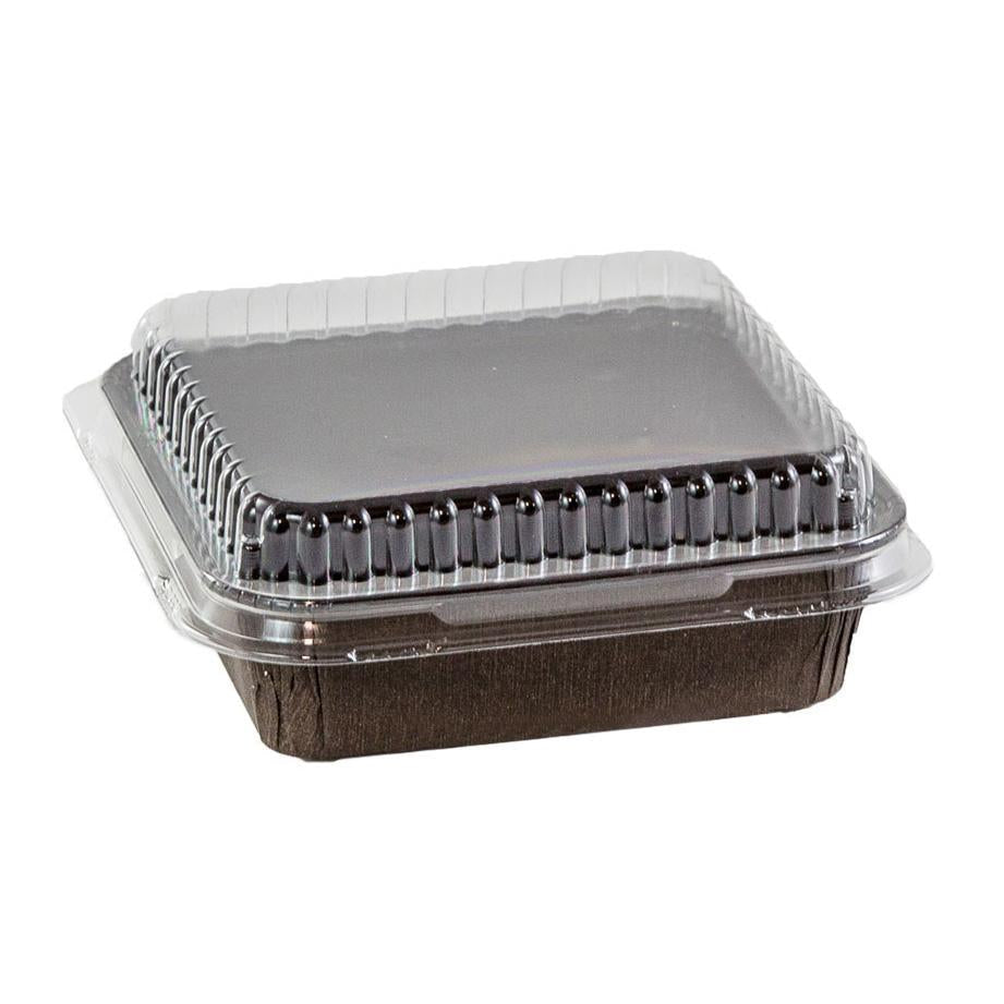 Plastic Clear Baking Mold Lid - 8-3/8" x 8-3/8" x1" (250 Qty)