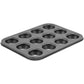 12 Cup Mini Muffin Pan, 3/4 oz., Non-stick, Carbon Steel