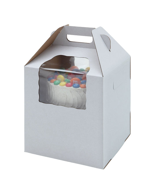 White E-Flue Tier 14 X 14 X 16 Cake Box