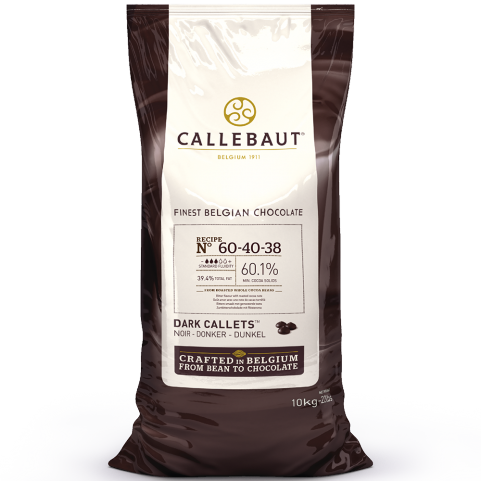 Dark Chocolate Couverture Callets - 60.1% Cacao