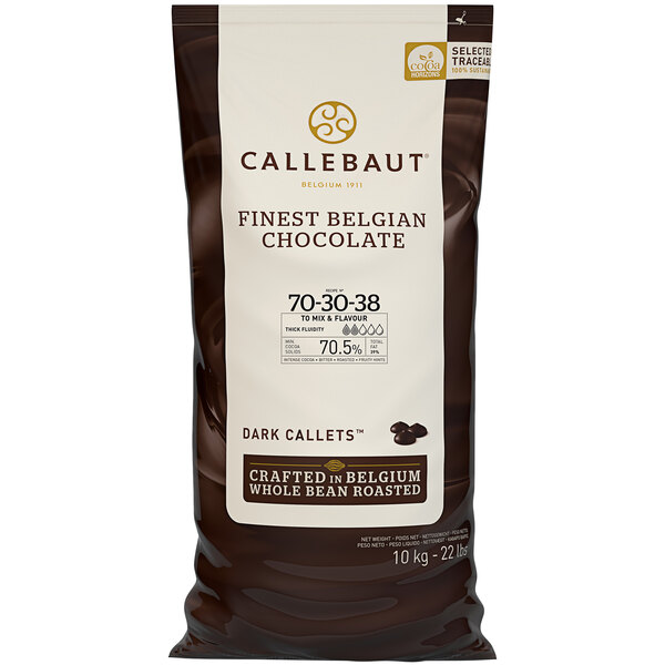 Dark Chocolate Couverture Callets - 70.5% Cacao