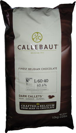 Dark Chocolate Couverture Callets - 60.6% Cacao