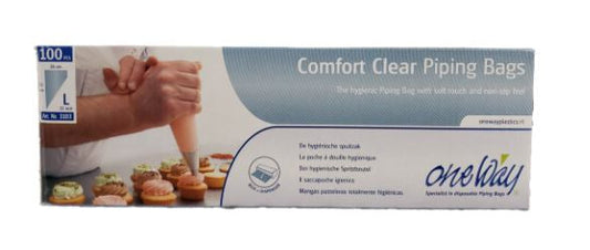 Clear Disposable Piping Bags - 21 inch