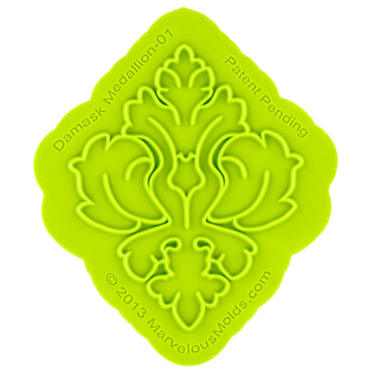 Damask Medallion 01 Silicone Onlay