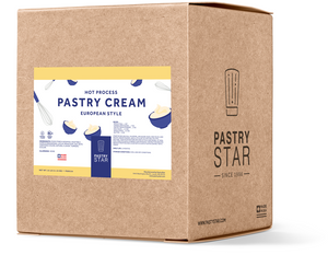 Pastry Star (Hot Process) Pastry Cream – European Style 25 LBS
