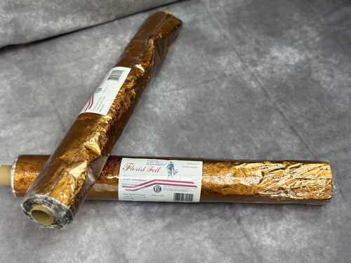 Embossed Foil Rolls - Fernleaf Copper Nugget