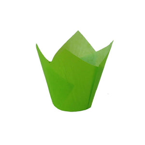 Green Tulip Baking Cup (2000 Qty)