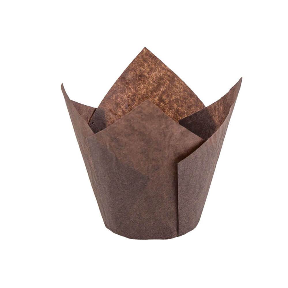 Brown Tulip Baking Cup (Various Options)