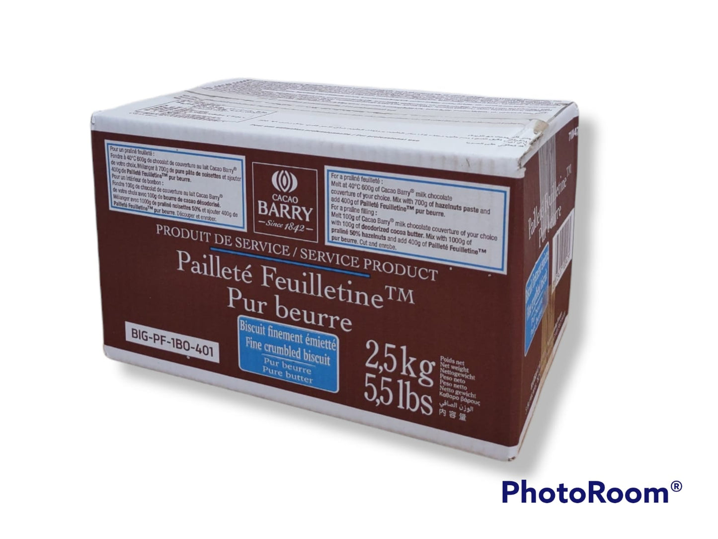 Paillete Feuilletine 5.5 lb