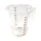 4qt Measuring Cup, Plastic, Color Graduations