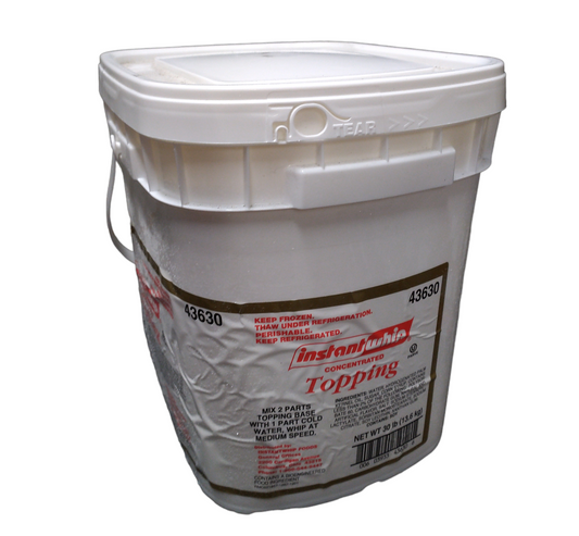 Instant Whip Concentrated Topping 30 LB (SPECIAL ORDER 2-4 LEAD TIME)